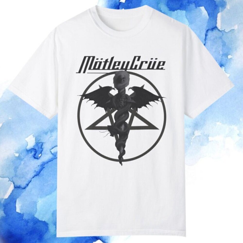 Motley Crue Dr Devil Rock Band Graphic Classic Tour Concert Fan T-Shirt